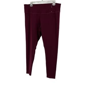 Calia by Carrie underwood burgundy leggings